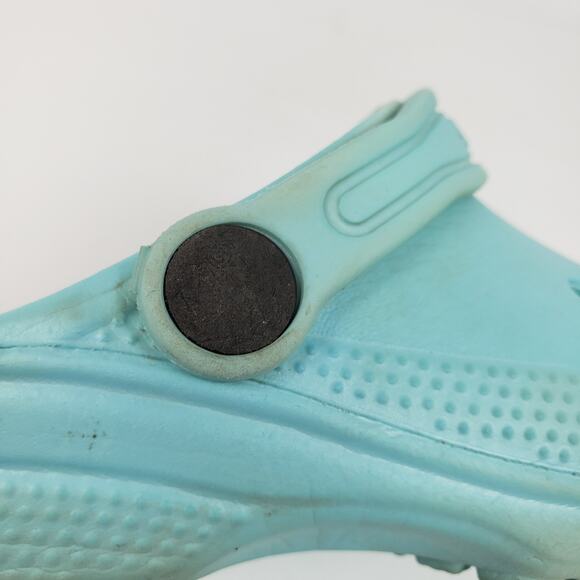 Crocs Classic Toddler Girls Size 11 c Light Blue Slip On Casual Clog Shoes - Picture 9 of 12